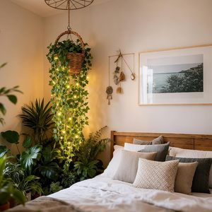 <span class=keywords><strong>Guirlande</strong></span> artificielle de 5m avec 50 LED, fausse vigne lumineuse, <span class=keywords><strong>guirlande</strong></span> décorative pour <span class=keywords><strong>mariage</strong></span> en extérieur, fête, <span class=keywords><strong>guirlande</strong></span> suspendue pour extérieur - Product Image 5