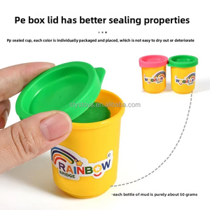 24 Couleurs Enfants Sûr Non-Toxique DIY Kit Creative Lumière Argile Éducatif Pâte À <span class=keywords><strong>Modeler</strong></span> & Slime Coloré Pâte À <span class=keywords><strong>Modeler</strong></span> Plastique Matériel - Product Image 5