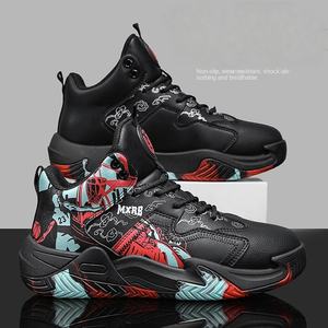 Chaussures de <span class=keywords><strong>basket</strong></span>-ball plates tendance en gros <span class=keywords><strong>pour</strong></span> hommes, chaussures de <span class=keywords><strong>basket</strong></span>-ball de style extérieur à semelle en caoutchouc, fabrication de chaussures de sport - Product Image 5