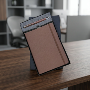 PU Hardcover A5 Diary with Metal Ball <b>Pen</b> 100 Sheets UV Printing Gift Set for Office Business Use Corporate Events and Daily - Product Image 4