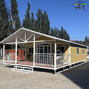 Odm OEM Casa đú<span class=keywords><strong>c</strong></span> sẵn prefab di động Tiny nhà 2 3 4 5 phòng ngủ 20ft 40ft gấp mở rộng container nhà sân thượng sunroom - Product Image 6