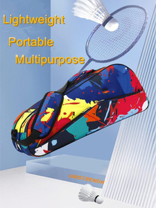 Muestra Gratis: Bolsa de Bádminton de Tela de Algodón 2025 con Capacidad de 50-70L, Compartimento Separado para Zapatos y Kit de Raqueta de Tenis - Product Image 4