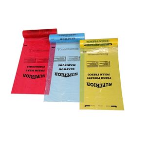 Bolsa de supermercado de productos de plástico HDPE de alta calidad en un rollo, bolsas transparentes de almacenamiento de alimentos para frutas y verduras - Product Image 4