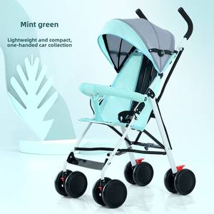 Carriola de Bebé Ultraligera de Verano Plegable con Rueda Trasera Grande y Marco de Acero Inoxidable, Capacidad de Carga de 20 kg, para 0-3 Años, Solo Asiento - Product Image 6