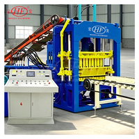Machines de fabrication de blocs QT4-15C pour la production en série en usine, destinées aux entrepreneurs à petit budget et aux bases de production de blocs de ciment à petite échelle