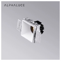 Spot encastré au plafond sans cadre en aluminium COB anti-éblouissement 12W/15W 3 pouces IP54 CRI 90 pour éclairage de magasin