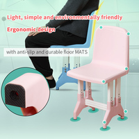 Meubles d'école modernes GUANGWEI, table d'étude pour enfants réglable en hauteur, bureau et chaise pour élèves en plastique pour salle de classe