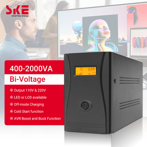 เหมาะสำหรับ SKE 1200W ออฟไลน์ยูพีเอส ซิมูเลตเต็ดไซน์เวฟ สแตนด์บายยูพีเอส 2000VA ยูพีเอสเฟสเดียว แบตเตอรี่ 9AH*2 110V 220V สำหรับคอมพิวเตอร์ - Product Image 1