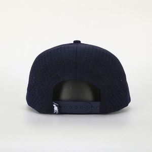 หมวกแก๊ปปักโลโก้สั่งทำขายส่ง 6 แผง คุณภาพสูง โพลีเอสเตอร์ ปีกแบน เจาะรูด้วยเลเซอร์ แฟชั่นกีฬา ปรับขนาดได้ เหมาะสำหรับกิจกรรมกลางแจ้ง ปั่นจักรยาน - Product Image 5