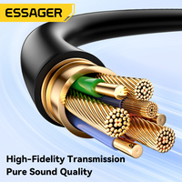 Adaptateur audio Bluetooth Essager EB01-3, prise jack 3,5 mm vers récepteur Bluetooth, AUX Bluetooth