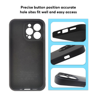 Coque Antichoc Personnalisable avec Logo pour iPhone Xr, Étui en Silicone pour iPhone 15 et 16 Pro Max