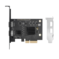 Carte de capture vidéo HDMI PCIe 2.0 X4 professionnelle UC4K60H en gros, faible latence, 4K 60fps, avec support profil bas pour OBS