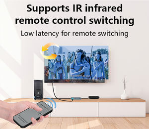 Commutateur FJGEAR FJ-8K301 3x1 HDMI 2.1 avec télécommande, prend en charge 8K 60Hz et 4K 120Hz HDR, boîtier en alliage d'aluminium PS5, Xbox et <span class=keywords><strong>Apple</strong></span> <span class=keywords><strong>TV</strong></span> - Product Image 4