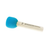 Ensemble de pinceaux en mousse à manche en bois pour dessin et peinture, pour enfants, aquarelle, peinture à l'huile, artisanat, pinceau de peinture scolaire