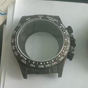 Accessoires de montre OEM personnalisés de luxe avec mouvement 4130, boîtier de montre forgé 100% en fibre de carbone, bracelet de montre en carbone pour 4130 - Product Image 2