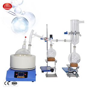 Distillation à chemin court à chemise chauffante avec pompe à vide et refroidisseur - Product Image 1