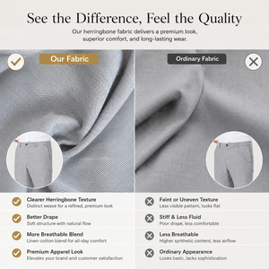 Tela de Mezcla de Lino y Algodón Personalizada de Fábrica CEDL, Telas para Ropa de <span class=keywords><strong>Hombre</strong></span>, Tela de Lino y Algodón para Prendas - Product Image 4