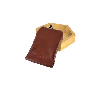 Étui pour clés de voiture en cuir PU de style japonais, fermeture automatique à pression, porte-clés avec fente pour clés extractible, étui intégré modèle Y8840 - Product Image 5