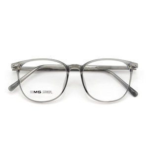 Montures de lunettes rondes Ms 25210, monture complète légère, verres en résine unisexes pour femmes, hommes, étudiants - Product Image 1