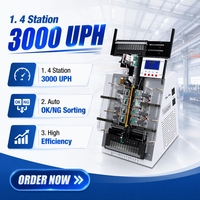 Programmeur de circuits intégrés tubulaires 1213D haute efficacité, 4 stations, 3000 UPH, tri automatique OK/NG, sans air requis, SOP150 SOP210 SOP300 DIP300