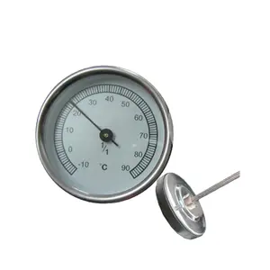 Dial 50 Mm/2 Inch Landbouw Tuin Thermometer Compost Thermometer Bodem Thermometer