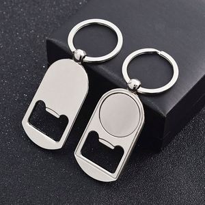 WSY728 Wholesale Factory Custom Logo Zinc Alloy Key Chain Blank <b>Bottle</b> Opener Metal Keychains - Product Image 5