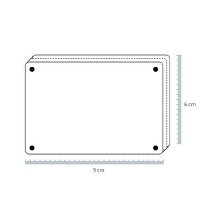 NOVISON Acrylic Plastic <b>Double</b> Sided Fridge Magnetic <b>Photo</b> <b>Frame</b> 2.36x3.54 Inch - Product Image 5