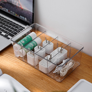 Organizador de nevera apilable, contenedor de comida transparente con divisor, nevera, caja de almacenamiento de bebidas y aperitivos - Product Image 3