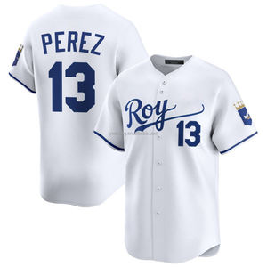 2025 Kansas City Home terbatas Jersey Baseball putih untuk pria kustom ukuran Plus pakaian dengan seragam bordir dijahit dan logo - Product Image 5