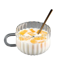 Tasse en verre de gobelet à boire de citrouille de résistance à hautes températures tasse à café en verre de Borosilicate
