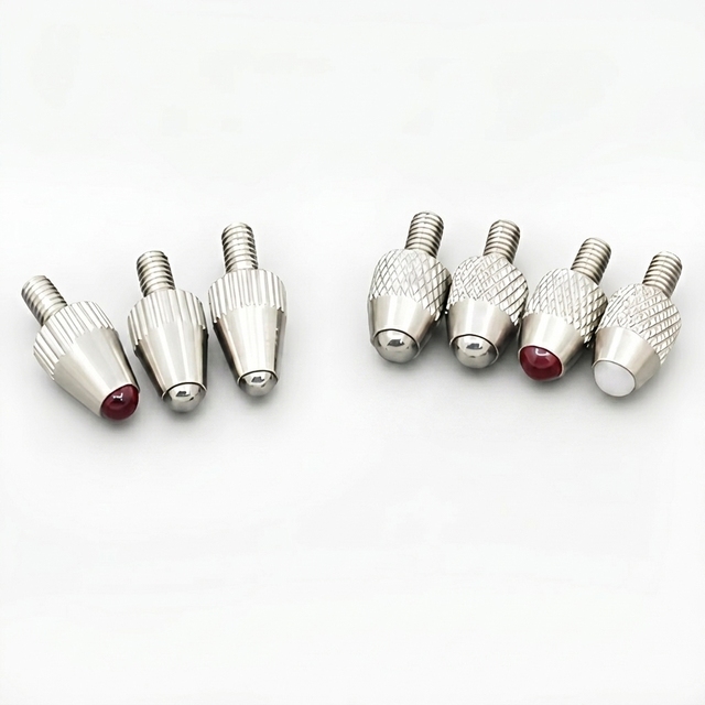 M2.5 Ruby Tungsten Carbide Ball Stylus with IP65 Protection and 1N Force Measurement for Displacement Sensor