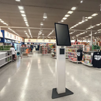 Kiosque de commande automatique Android 32 pouces pour restaurant, terminal à écran tactile avec imprimante de reçus et personnalisation du menu