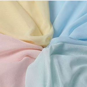 Оптовая продажа, в наличии, широко используется 100 Gsm полиэстер спандекс сетчатая ткань для подложки - Product Image 5