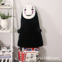 Peluche Hayao Miyazaki Sans Visage, Adorable Coussin à Câliner en Forme de U, Rembourré en Coton PP, 31cm-50cm