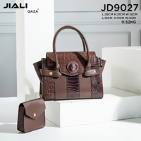 QAZA fournisseurs luxe dames sacs à main 2024 nouvelle mode de créateur en cuir PU femmes crocodile épaule sac à main ensemble avec sac à main