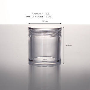 Envase cosmético Frascos de plástico con tapas 10g Botellas portátiles Botella de esencia de loción marcial acrílica - Product Image 4