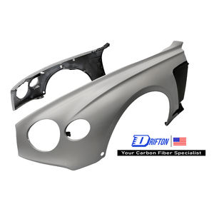 Guardabarros delantero para Bentley Continental GT GTC 2018-2024 MSY Style Dry Carbon Fiber Bodykit - Product Image 4