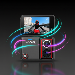 SJ30 fotocamera sportiva con doppia fotocamera 8K Ultra-chiaro di notte scatto Dash <span class=keywords><strong>Cam</strong></span> schermo da 2.51 pollici per Vlogging da viaggio - Product Image 2