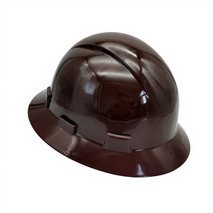 공장용 풀 브림 HDPE 슬롯형 안전모 건설 산업 광업 작업자용 안전모 맞춤형 로고 E급 - Product Image 3