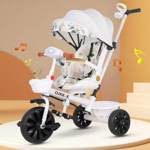 Grande poussette pour bébé et vélo à pédale ordinaire pour enfants de 1 à 6 ans Fourche en acier - Product Image 4