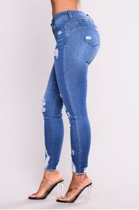 Tks2 <span class=keywords><strong>Jeans</strong></span> da Donna Personalizzati con Logo, Taglie Grandi, Strappati, Sexy, Skinny, Moda Streetwear, Casual, Elasticizzati, Stile <span class=keywords><strong>Mom</strong></span> - Product Image 5