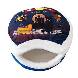 Cama para Perro Ecológica de Algodón 100% Sólido para Todas las Estaciones con Cubierta Abatible, Sin Necesidad de Ensamblaje, Uso en Sala de Estar - Product Image 5