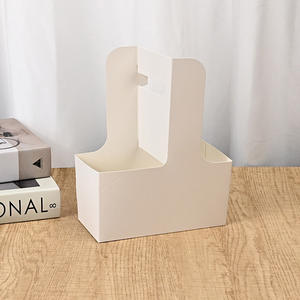 Boîte à fleurs à <span class=keywords><strong>café</strong></span> en papier kraft, boîtes d'emballage à emporter pour thé au lait et <span class=keywords><strong>café</strong></span> - Product Image 6