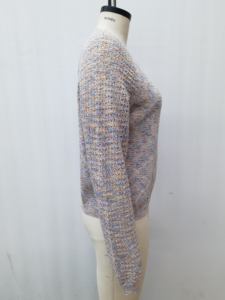 Suéter de Punto para Mujer, Cuello Redondo, Manga Larga, Multicolor, Poliéster/Algodón, Estilo Casual para Otoño/Invierno, OEM/ODM - Product Image 2