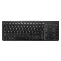 Teclado USB 3.0 Inalámbrico con Retroiluminación y Panel Táctil, Teclado Ergonómico para Android, para Computadora de Escritorio, Portátil, TV Box, 78 Teclas