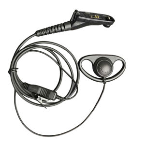 EJ-D023 D Shape Earpiece with PTT Microphone Black Two Way Radio Headset for P8668i DP4800e XPR7550e DGP8550e Radio - Product Image 6