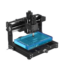 Mini Router CNC de Escritorio 3020, 500W, Motor de 3 Ejes, Área de Trabajo 300x200x73mm, Grabado y Corte de Aluminio y Madera, Control GRBL