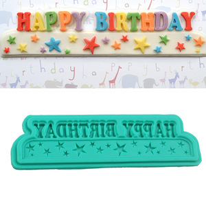 Chinese Style Birthday Cake Decoration 3D Double Happiness Fondant Mold For Cake Toppers - Product Image 5