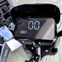Moto électrique tout-terrain, pneus larges de 20 pouces, moteur avant, batterie au lithium, freins à disque, vélo électrique rétro pour la neige et la plage