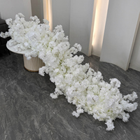 Nouvelle Collection : Chemin de Table Floral Moderne en Soie pour Décoration de Mariage, Arche ou Fête de Noël, 40*200cm – Rangée de Fleurs Parfaite